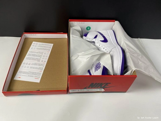 JORDAN CD0461-151 COURT HIGH 1 RETRO PURPLE AIR 0805